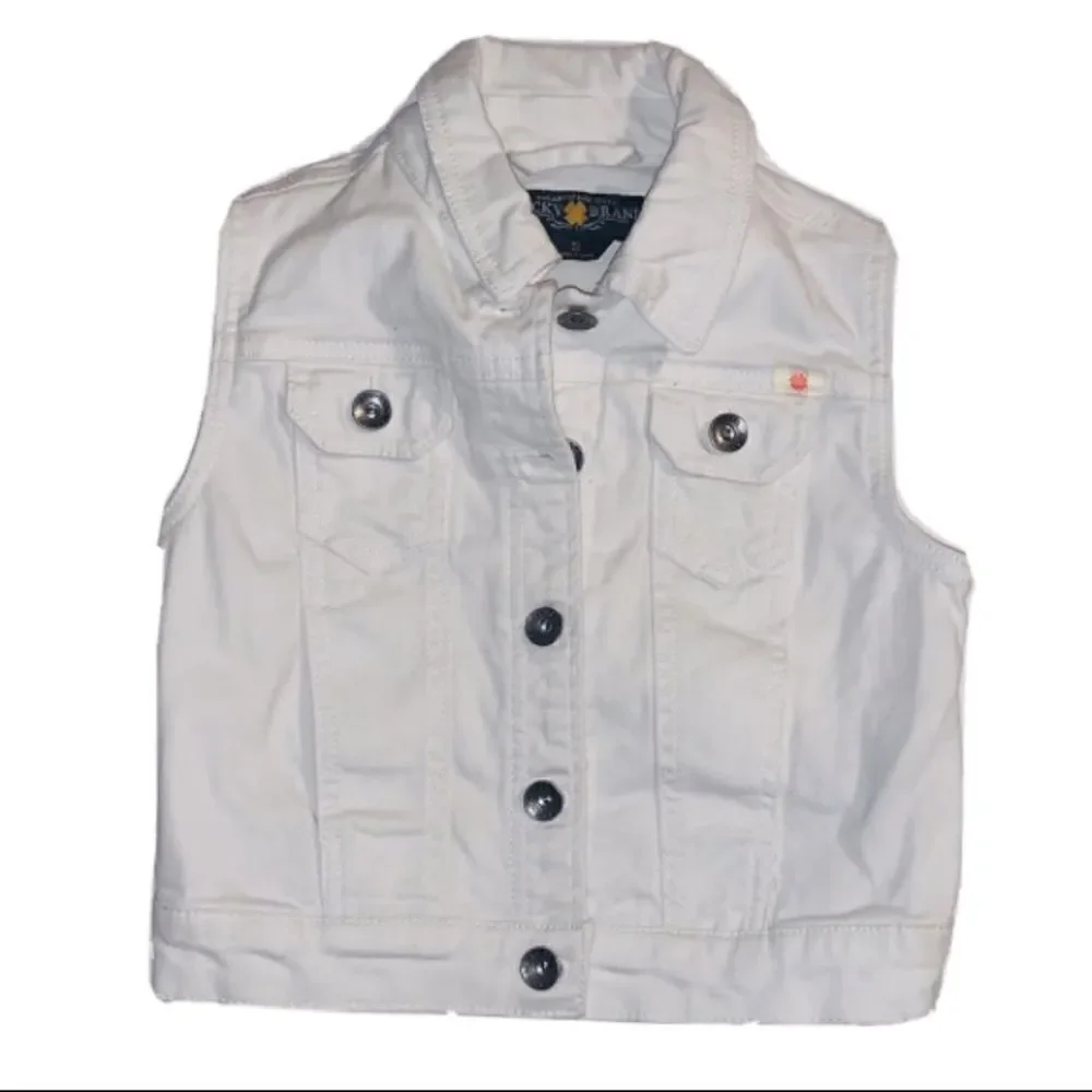 Lucky Brand white vest size s